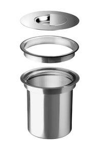 afvalemmer rond Blanco 512471 afvalemmer rond