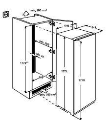 Zanussi ZBF22450SA diepvries inbouw no-frost ZBF 22450 ZBF22450 ZBF 22450 SA