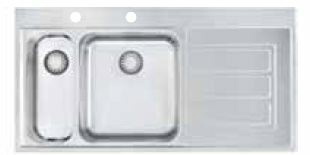 spoelbak inox Franke EOX661R1 spoelbak inox EOX 661R1 EOX 661 R 1