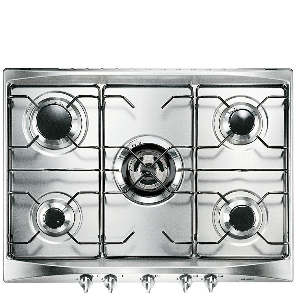 kookplaat gas Smeg Projects SR275XBE kookplaat gas